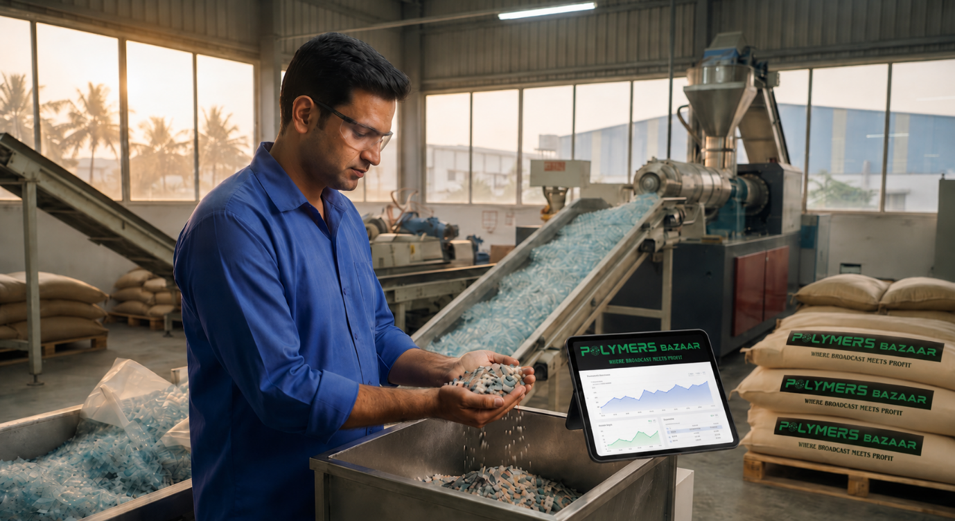 The Rise of Recycled Polymers (PCR) in India: Prices & Availability