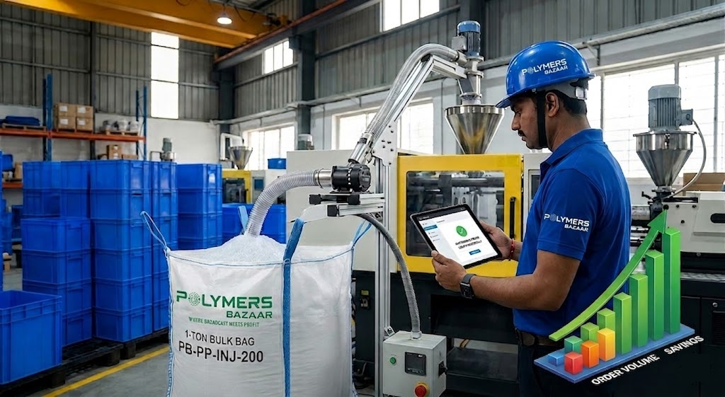 Scaled Procurement: How Indian Plastic Processors Use B2B Automated Sourcing to Protect Margins